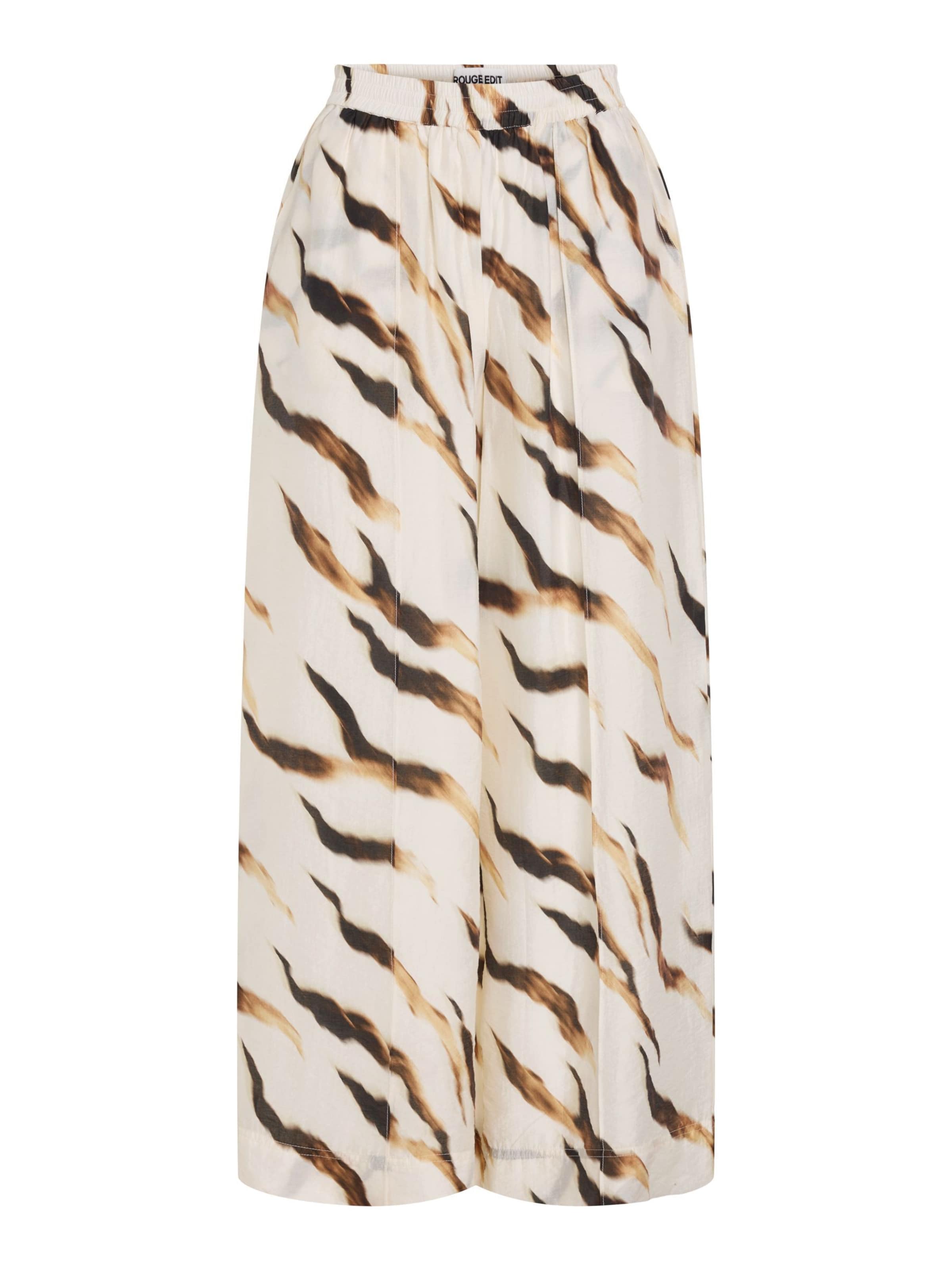 ROUGE EDIT - Pierna ancha Pantalón en gris: frente