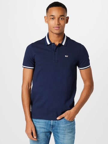 T-Shirt Tommy Jeans en bleu : devant