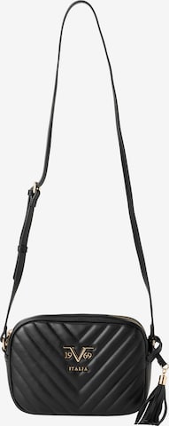 Geantă de umăr 'BLANCH' de la 19V69 ITALIA pe negru: față