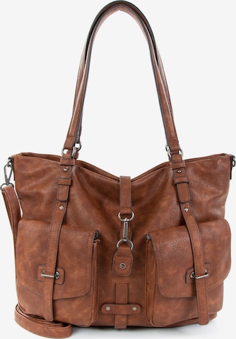 TAMARIS Shopper in Brown: front