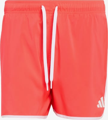 Maillot de bain de sport 'WATER REACTIVE GRAPHIC SWIM SHORTS 5' ADIDAS SPORTSWEAR en rouge : devant