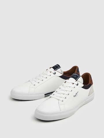 Pepe Jeans Sneakers low 'Kenton' i hvit