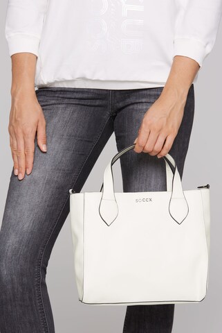 Soccx Handbag in White: front