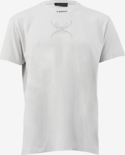 Cørbo Hiro Camiseta 'Ronin' en gris claro / negro, Vista del producto