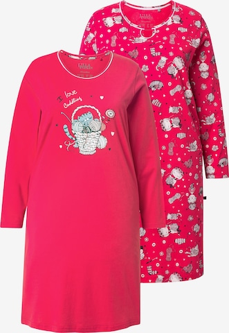 Ulla Popken Nightgown in Pink: front