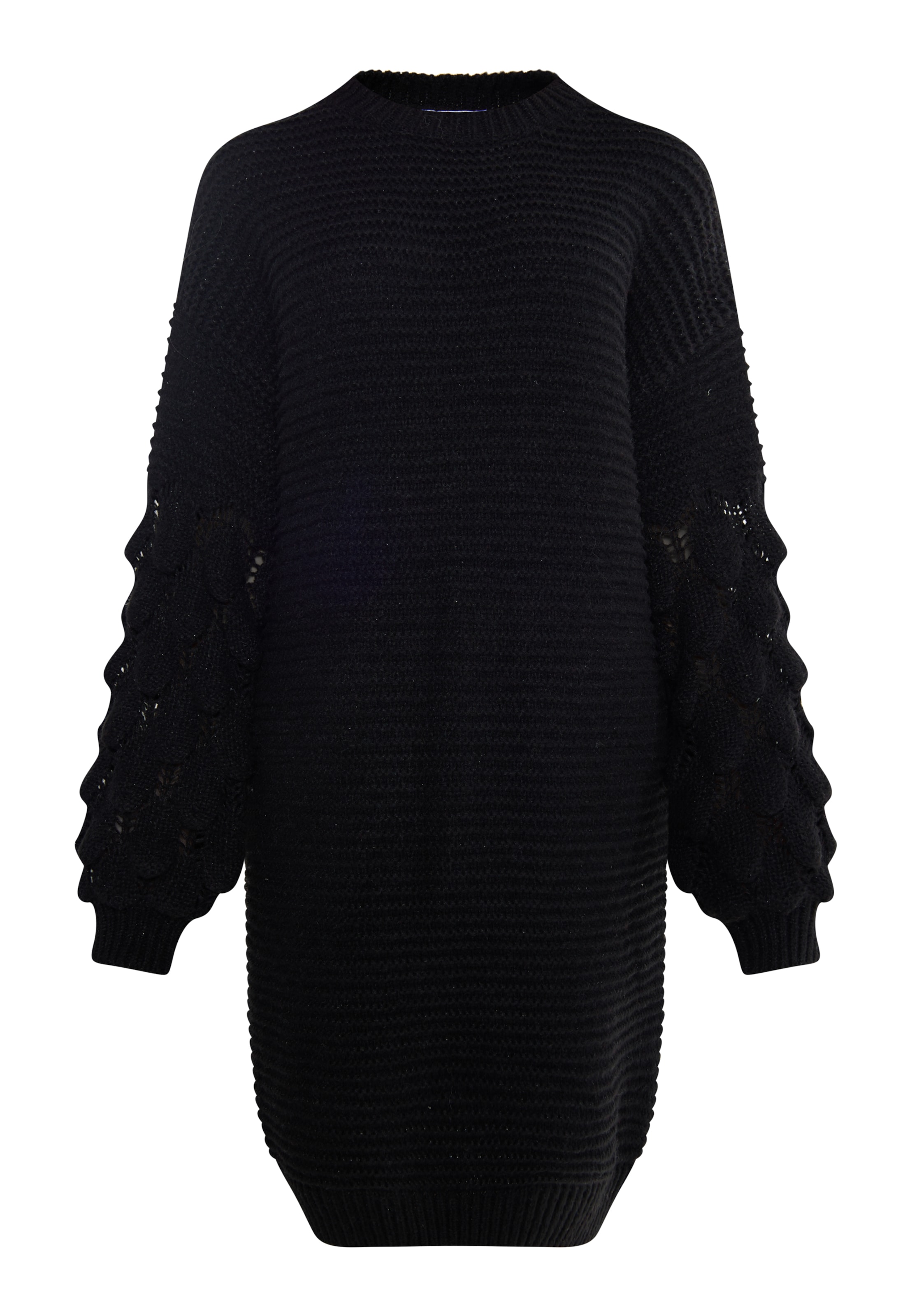 IZIA Pletené šaty - Čierna: predná strana