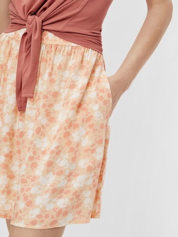 PIECES Skirt 'Nya' in Orange