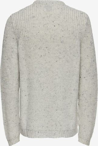 Only & Sons Sweater 'Nazlo' in White