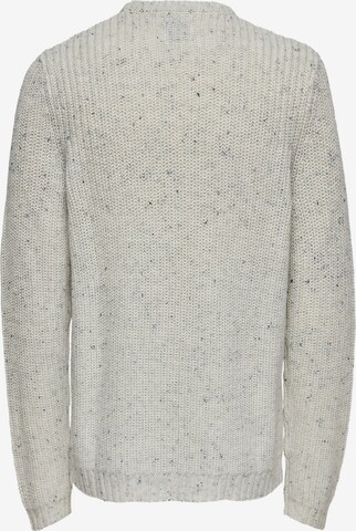 Only & Sons Sweater 'Nazlo' in White