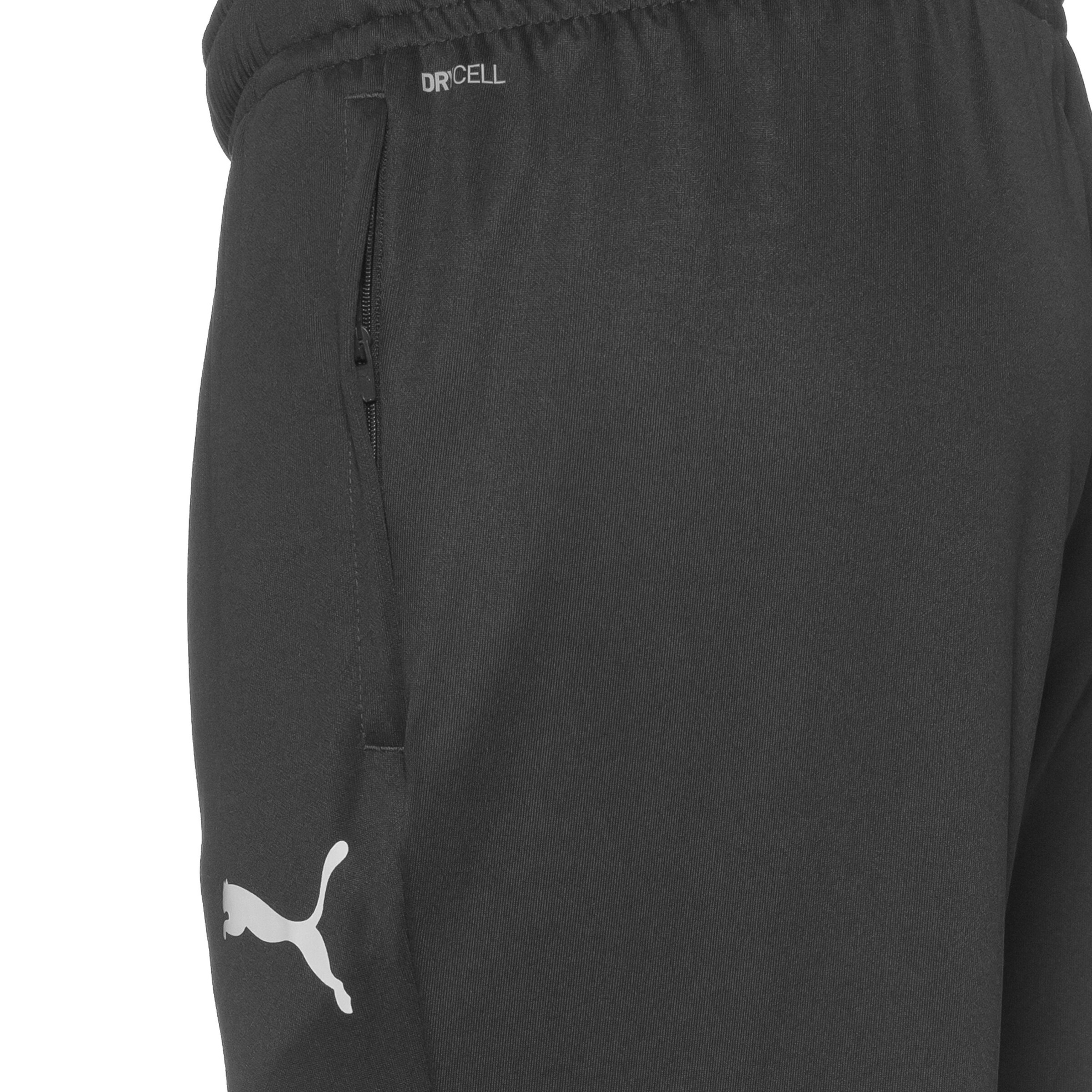 PUMA Slimfit Sporthose 'Team Goal' in Schwarz