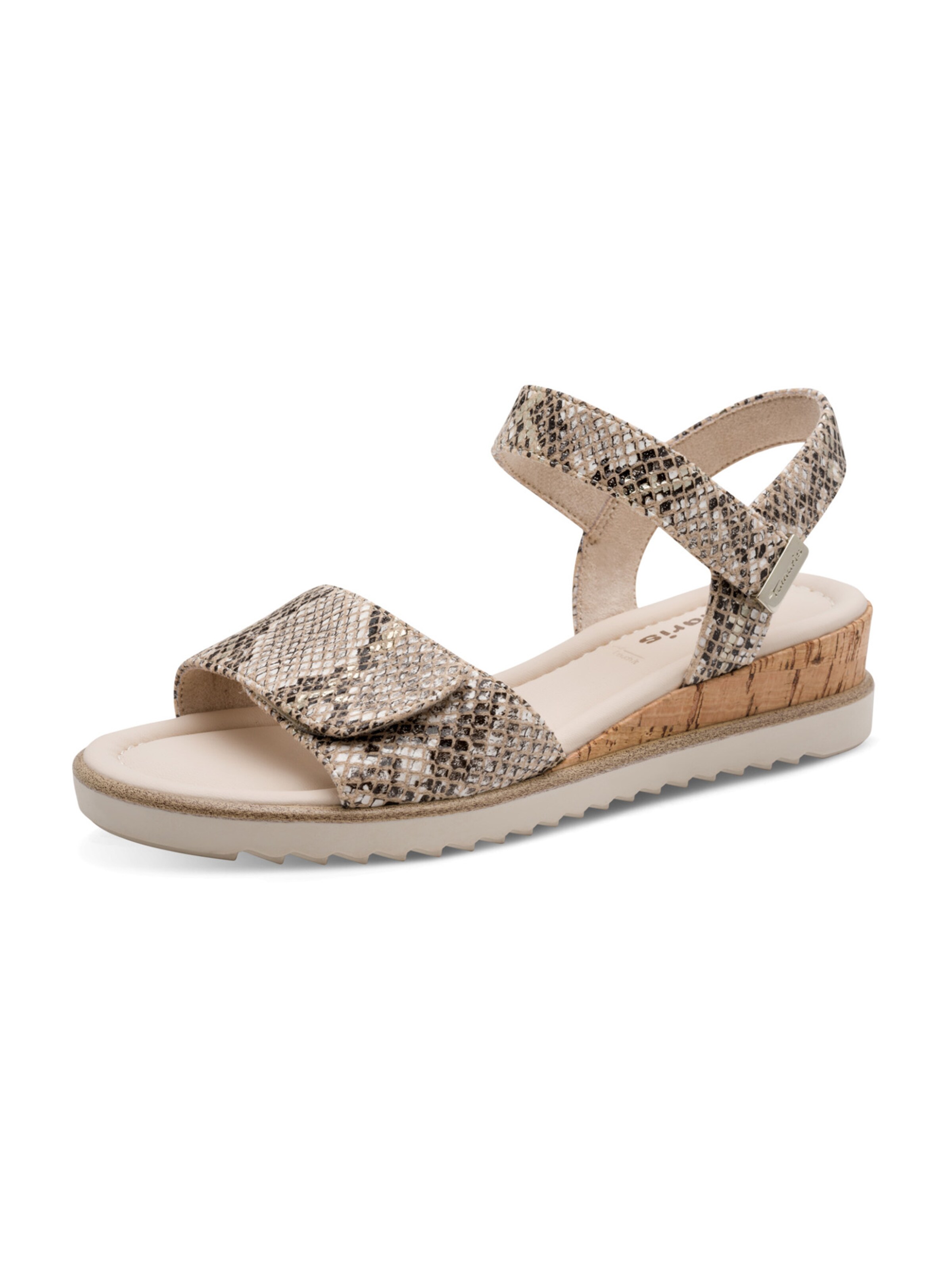 Tamaris Szandálok - bézs: elől