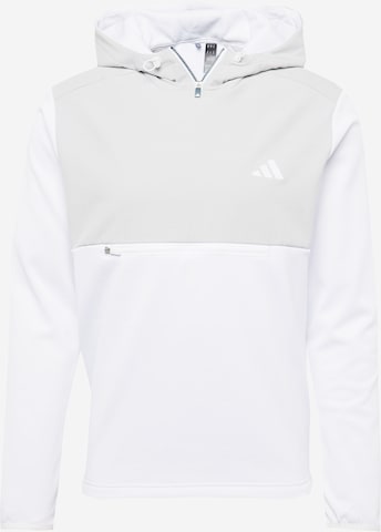 ADIDAS GOLF Athletic Jacket in White: front