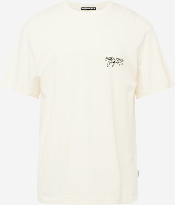 JACK & JONES T-Shirt 'ARUBA' in Beige: predná strana