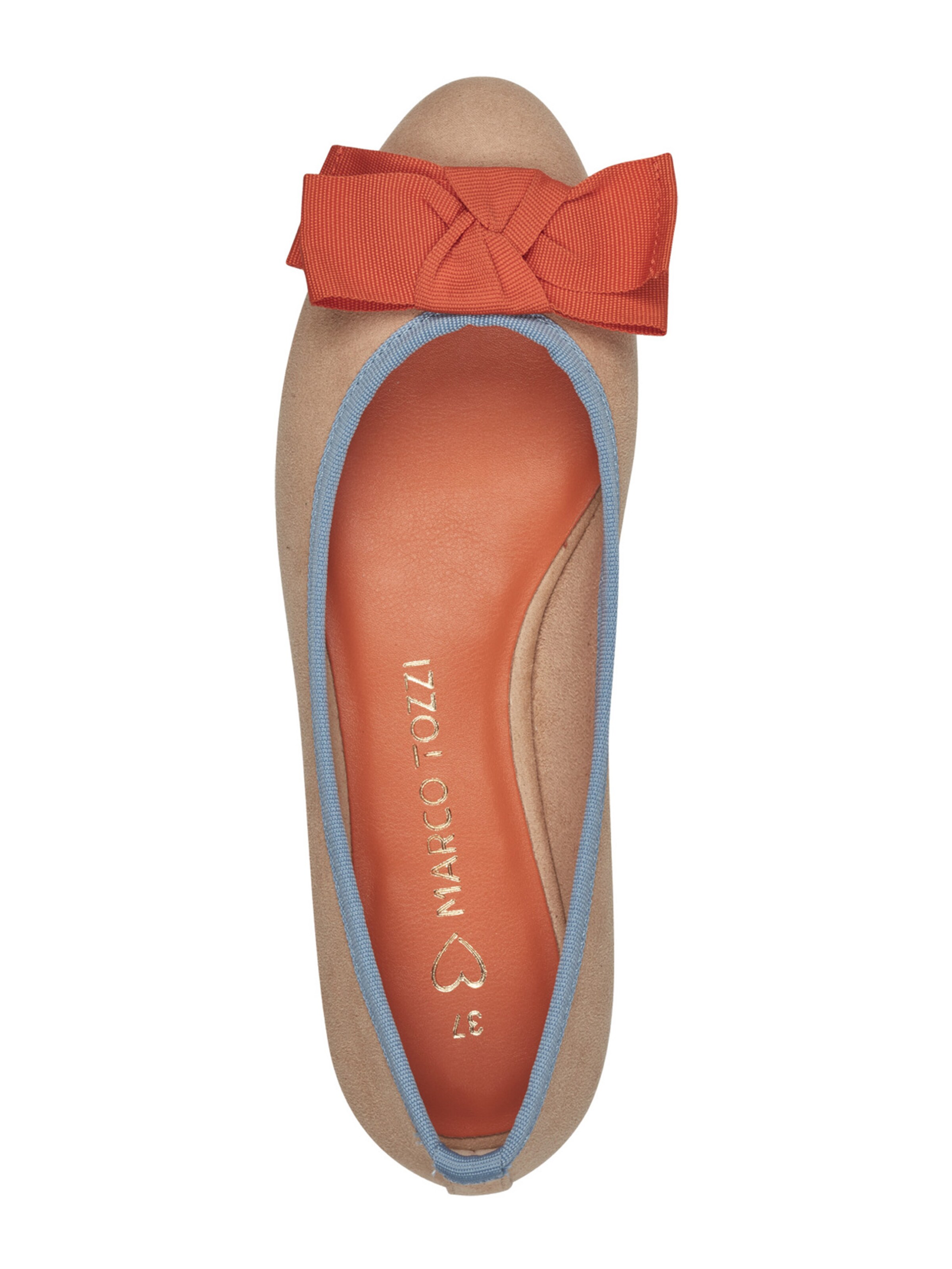 MARCO TOZZI Ballerina in Beige