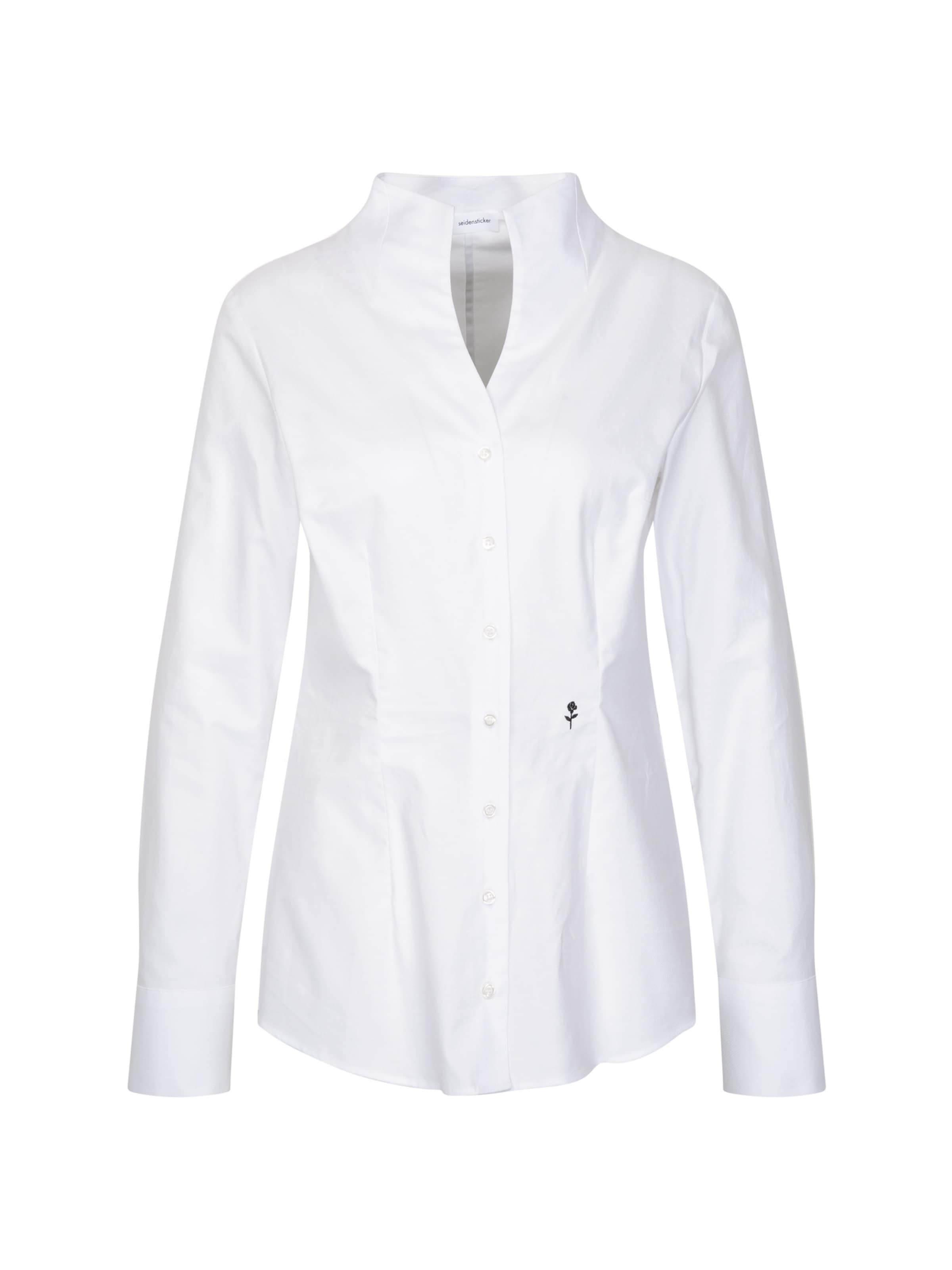 SEIDENSTICKER Bluse in XS in weiß, Produktansicht