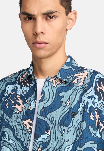 Regular fit Camicia 'Seersucker' di TIMBERLAND in blu