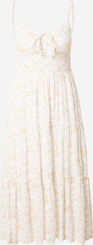 HOLLISTER Letní šaty 'BARE' – bílá: přední strana