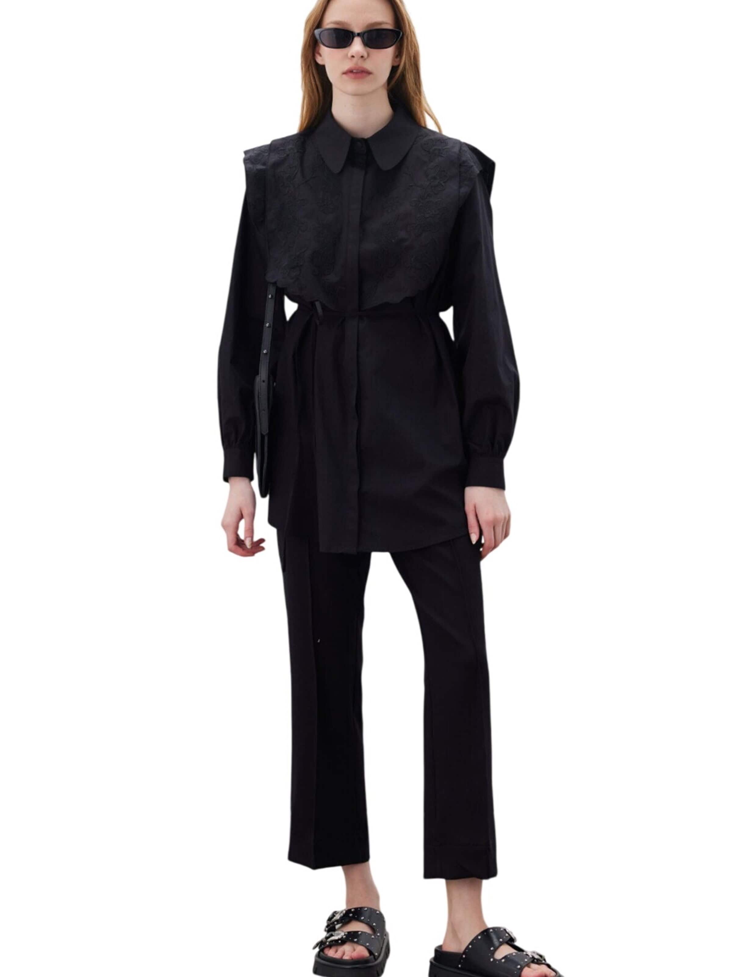 MANUKA Regular Broek in Zwart