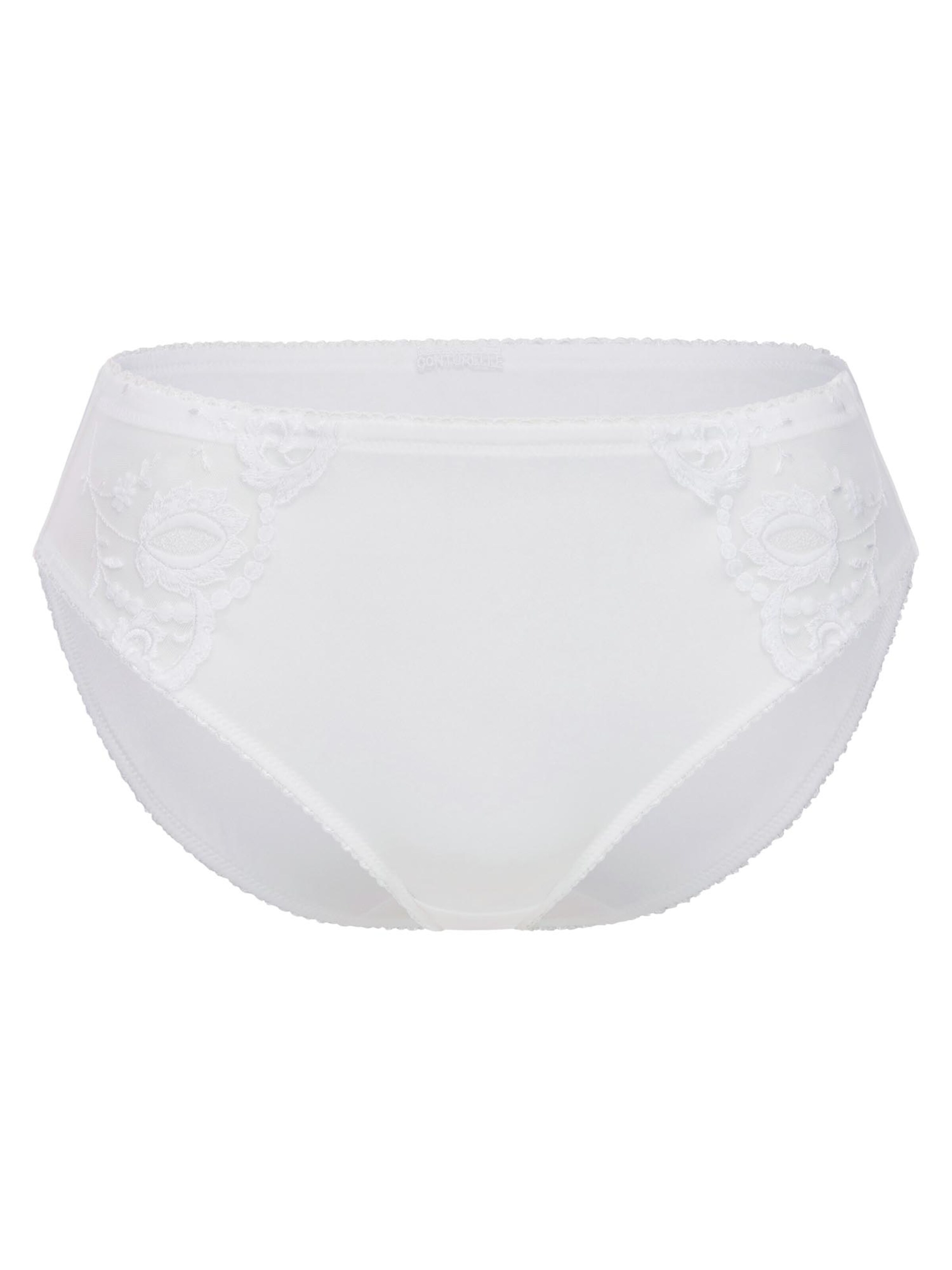 Conturelle Slip 'Provence' in Wit: voorkant