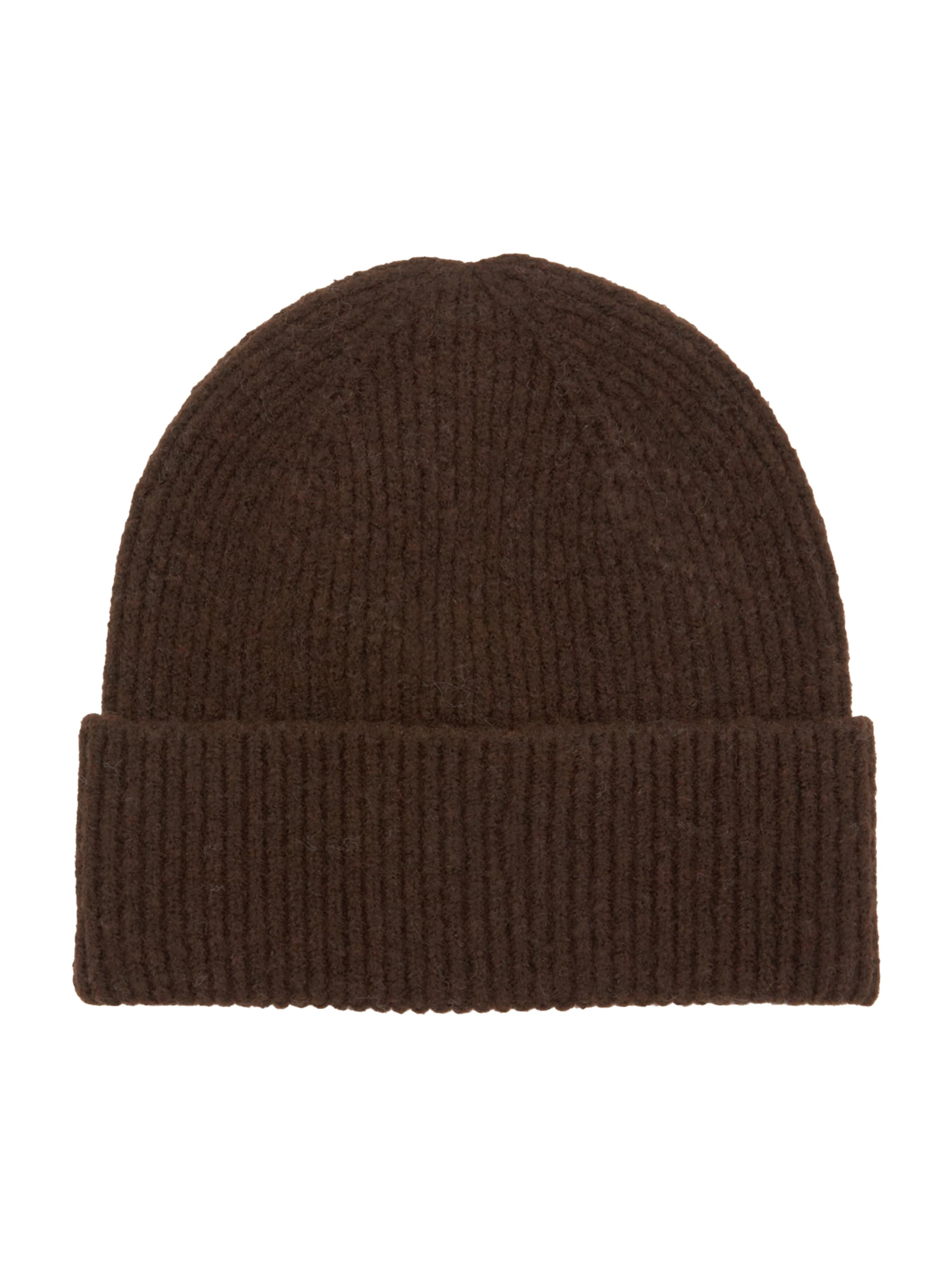 Pull&Bear Beanie in Brown: front