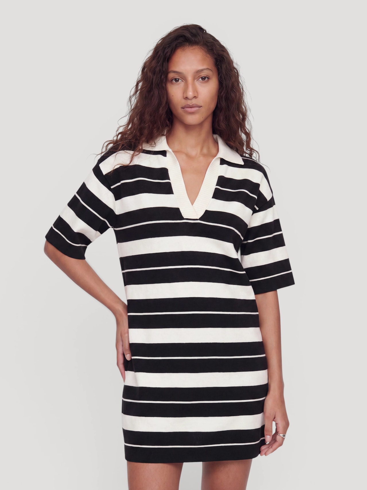 EDITED Neuheiten Strickkleid 'Orely' schwarz