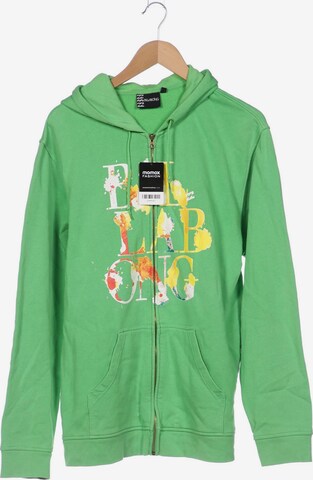 BILLABONG Sweatshirt & Zip-Up Hoodie in XL in Green: front