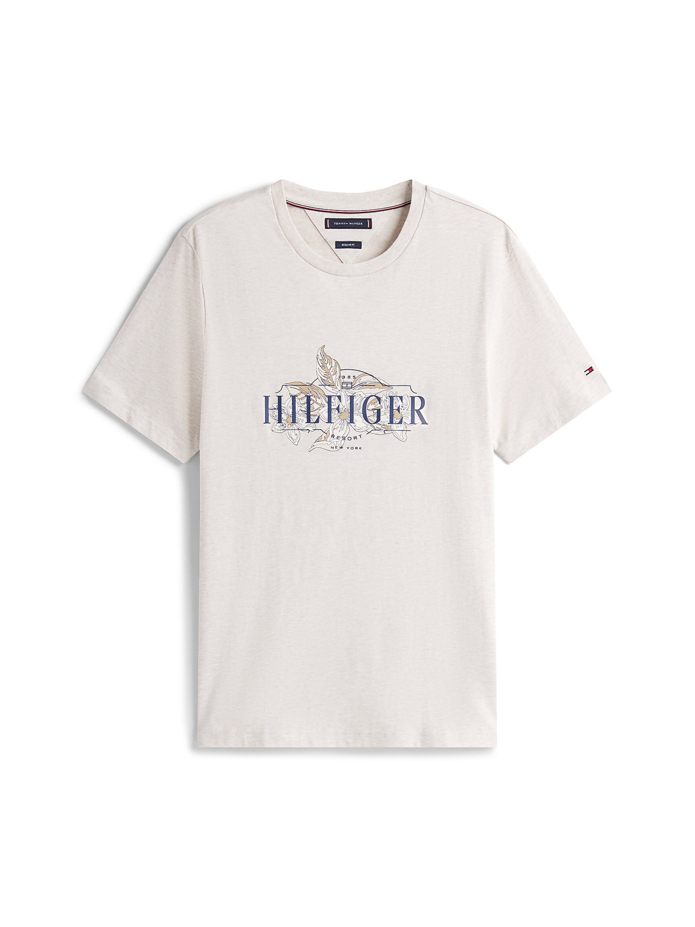 TOMMY HILFIGER T-Shirt in Beige: Vorderseite