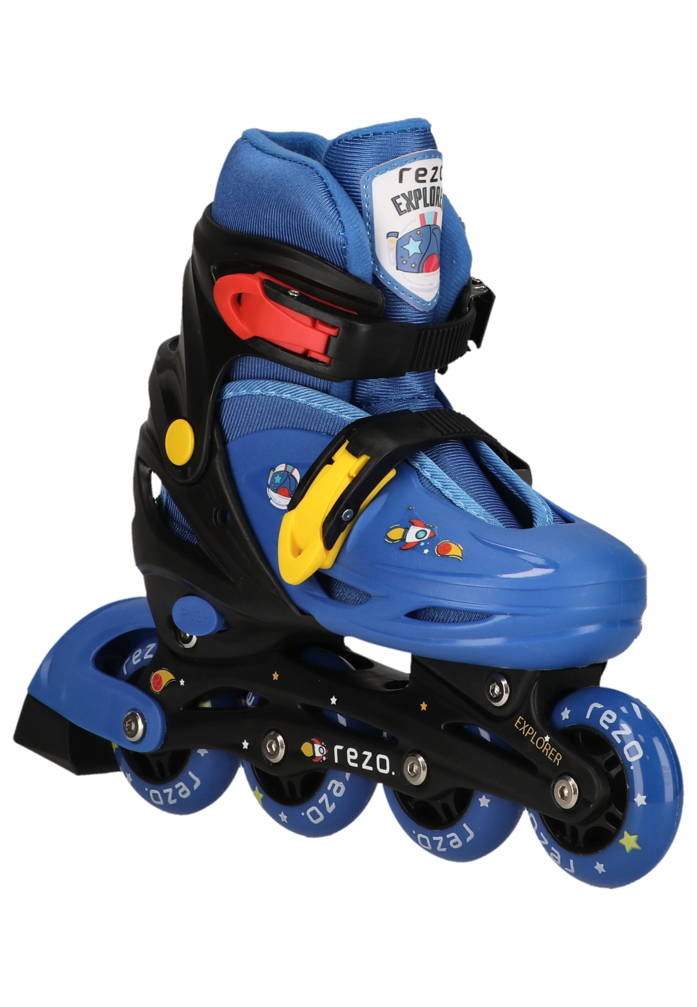 Rezo Inlineskates in Blau: Vorderseite
