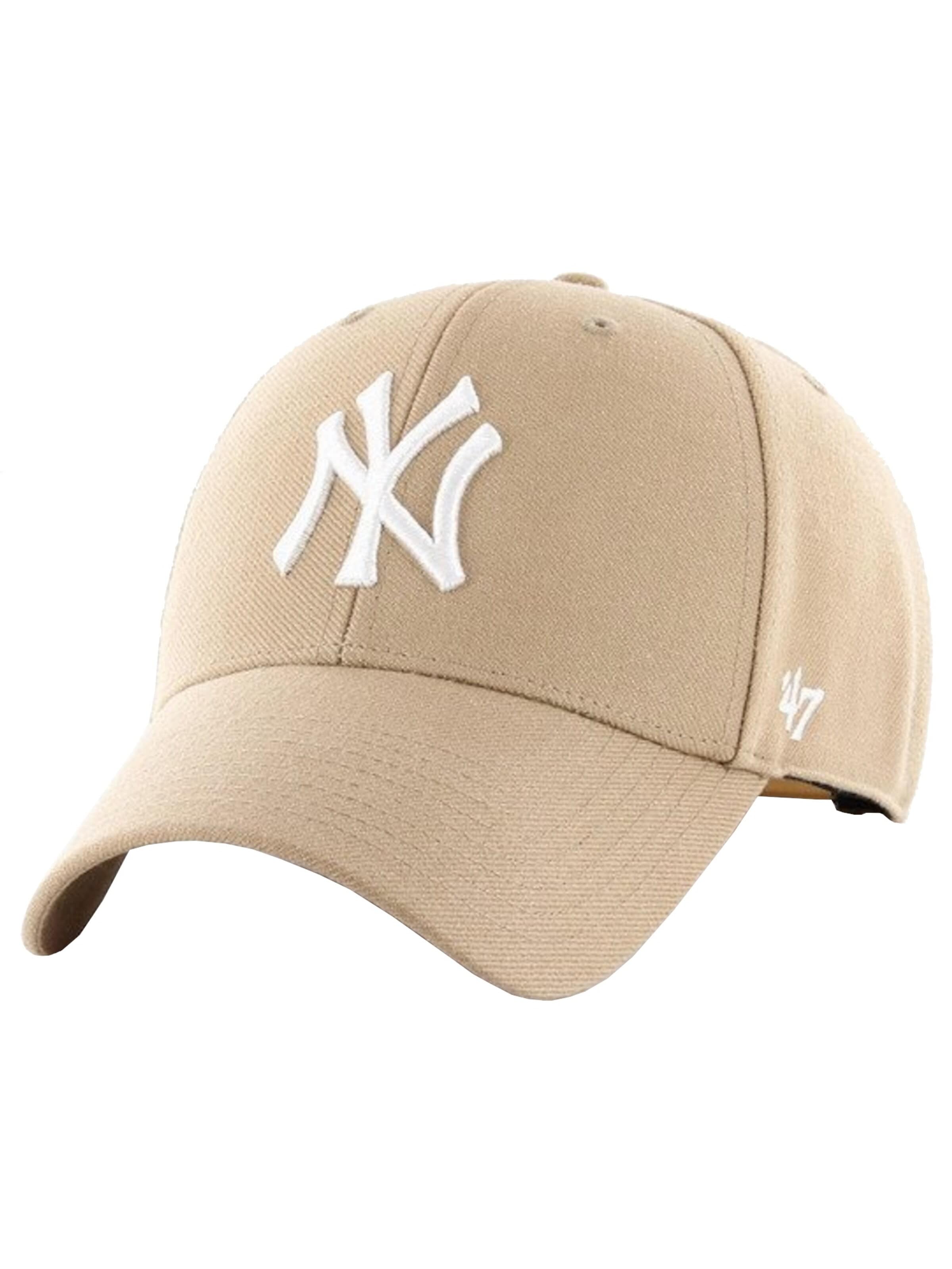 47 Cap in Beige: front