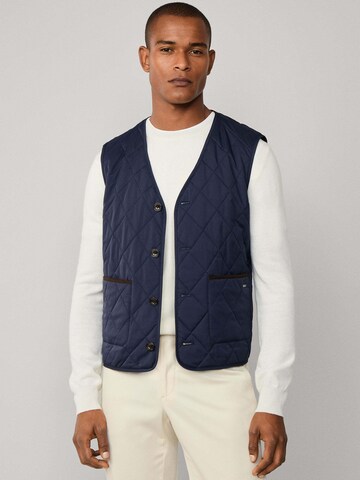 Gilet 'Paddock' di Hackett London in blu: frontale