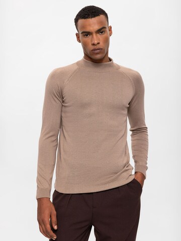 Pull-over Antioch en beige : devant