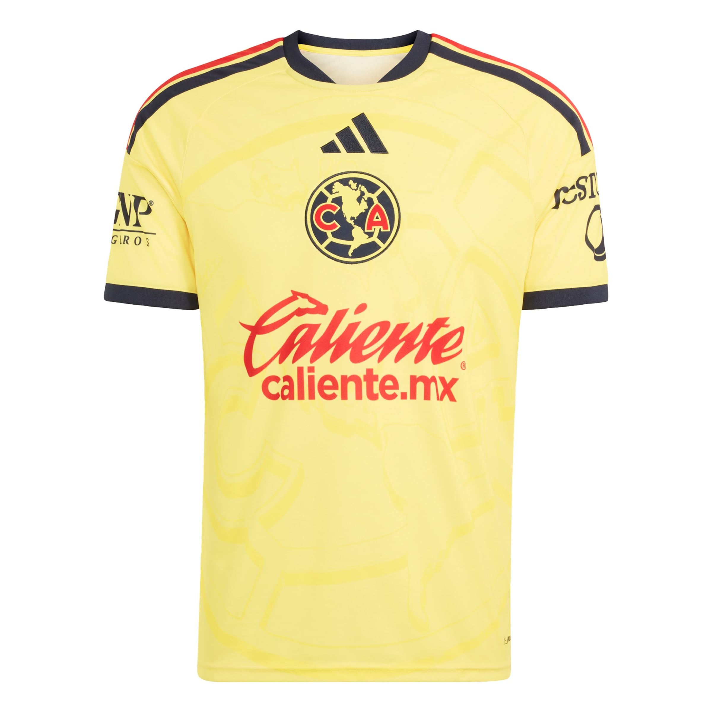 ADIDAS PERFORMANCE Functioneel shirt 'Club America 26/27' in Geel: voorkant