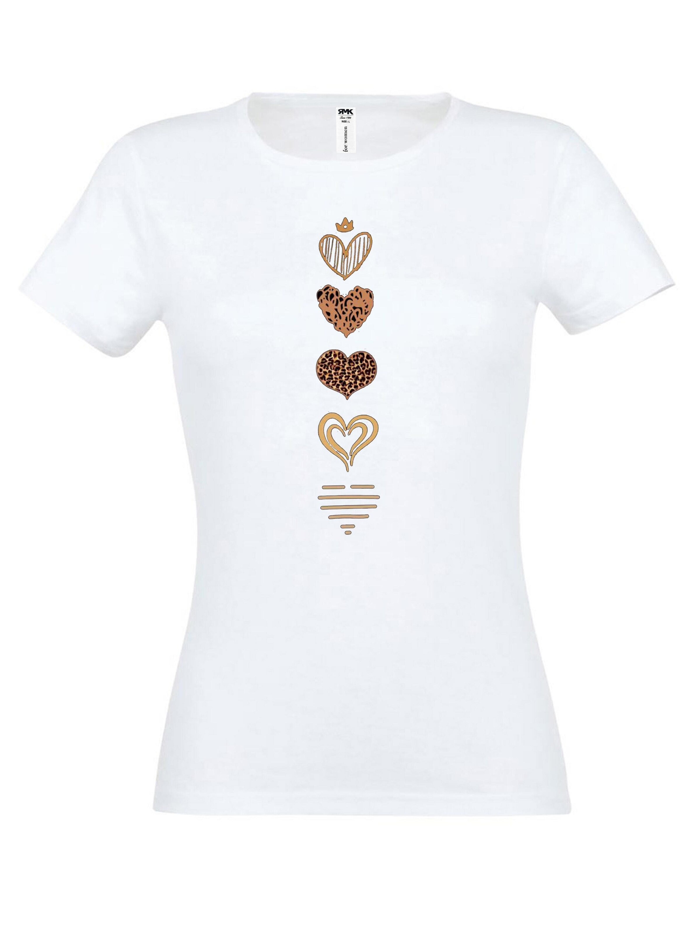 RMK Shirt 'Corazón' in White: front