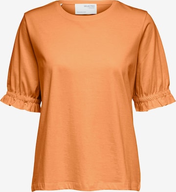 SELECTED FEMME Shirt 'Lilliana' in Orange: front