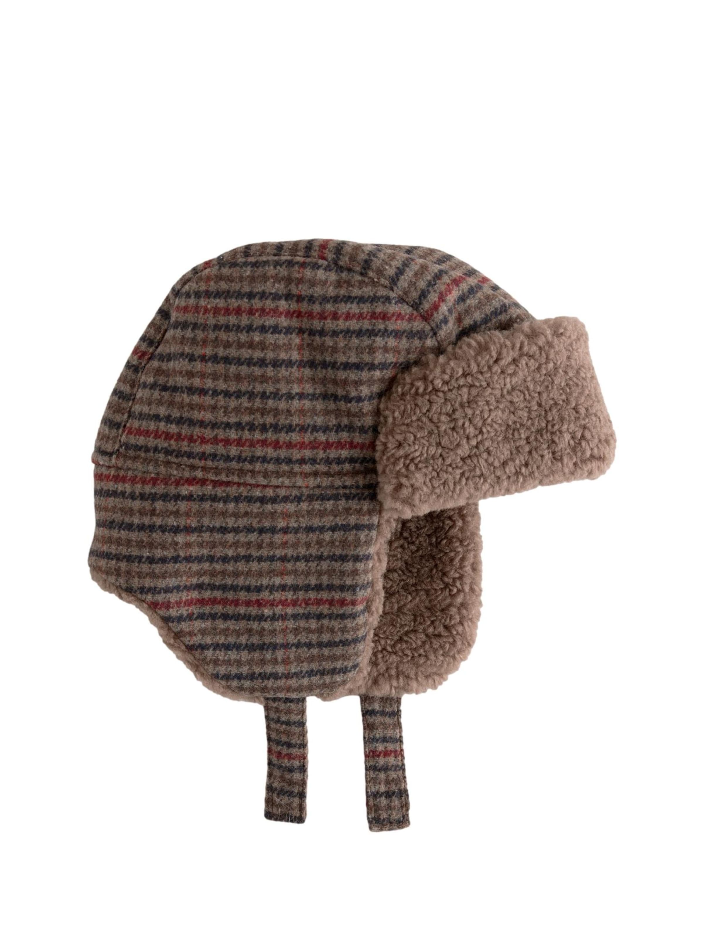 Next Čepice – hnědá: přední strana