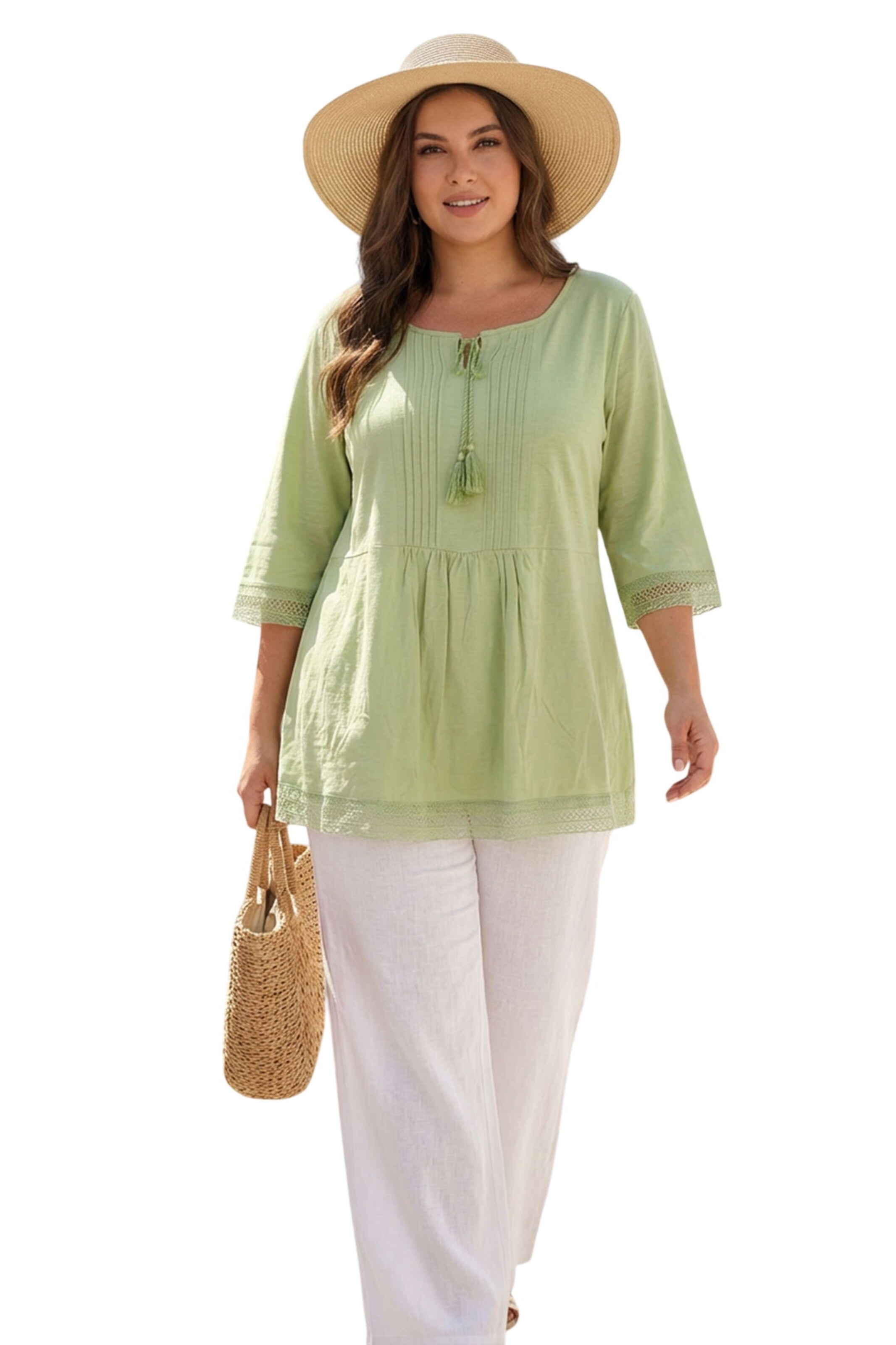 Stil Diva Bluse in Grün