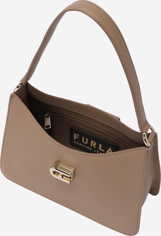 FURLA Axelremsväska '1927' i beige