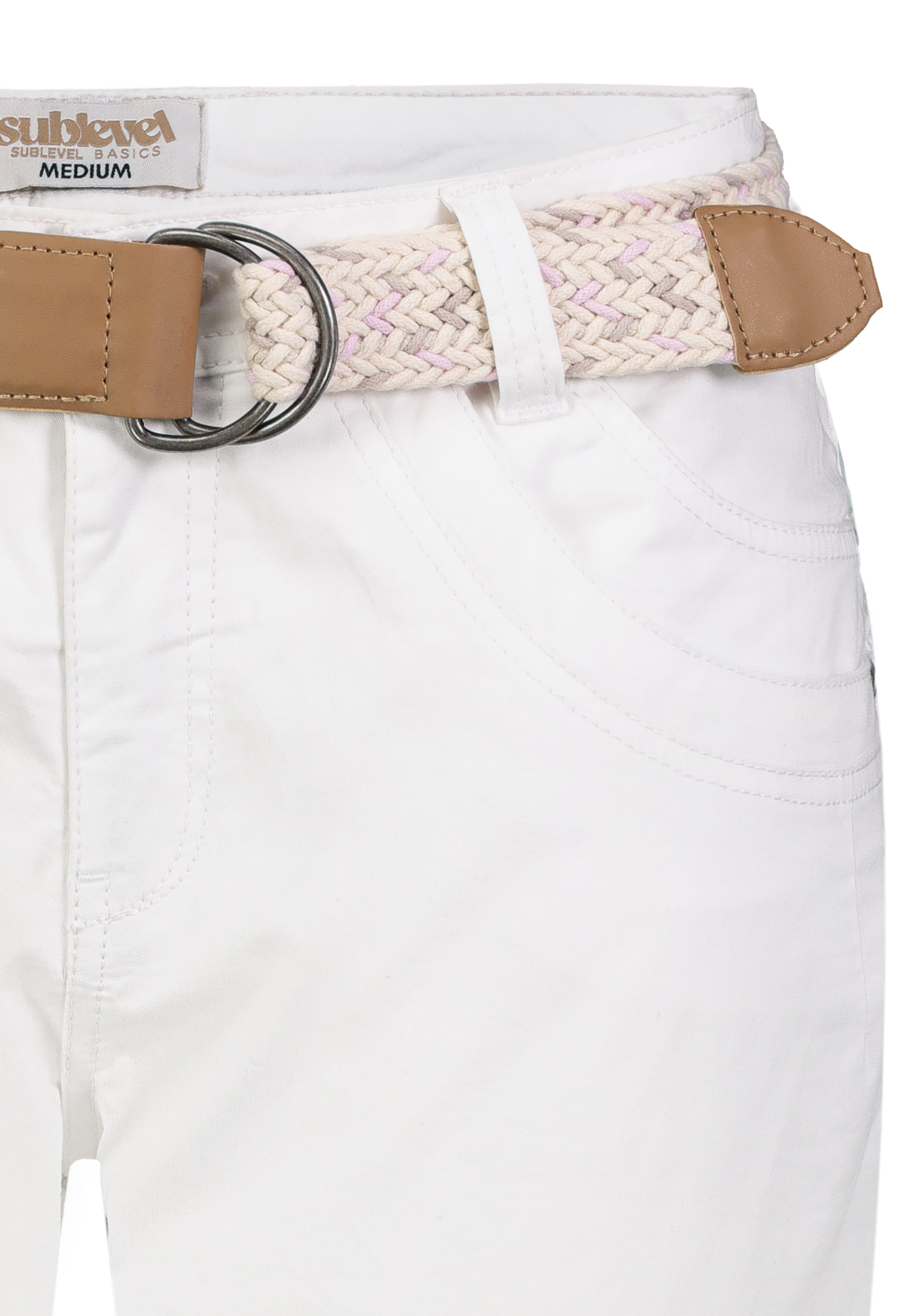 Sublevel Regular Trousers in White
