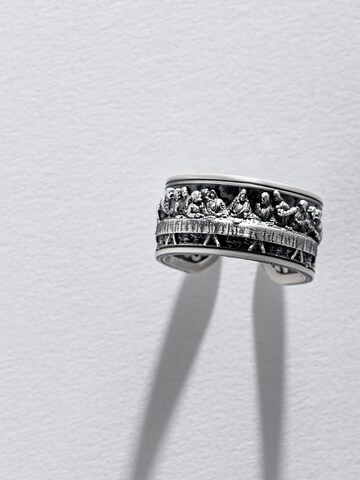 REYTEL Ring 'THE LAST SUPPER' in Silver: front