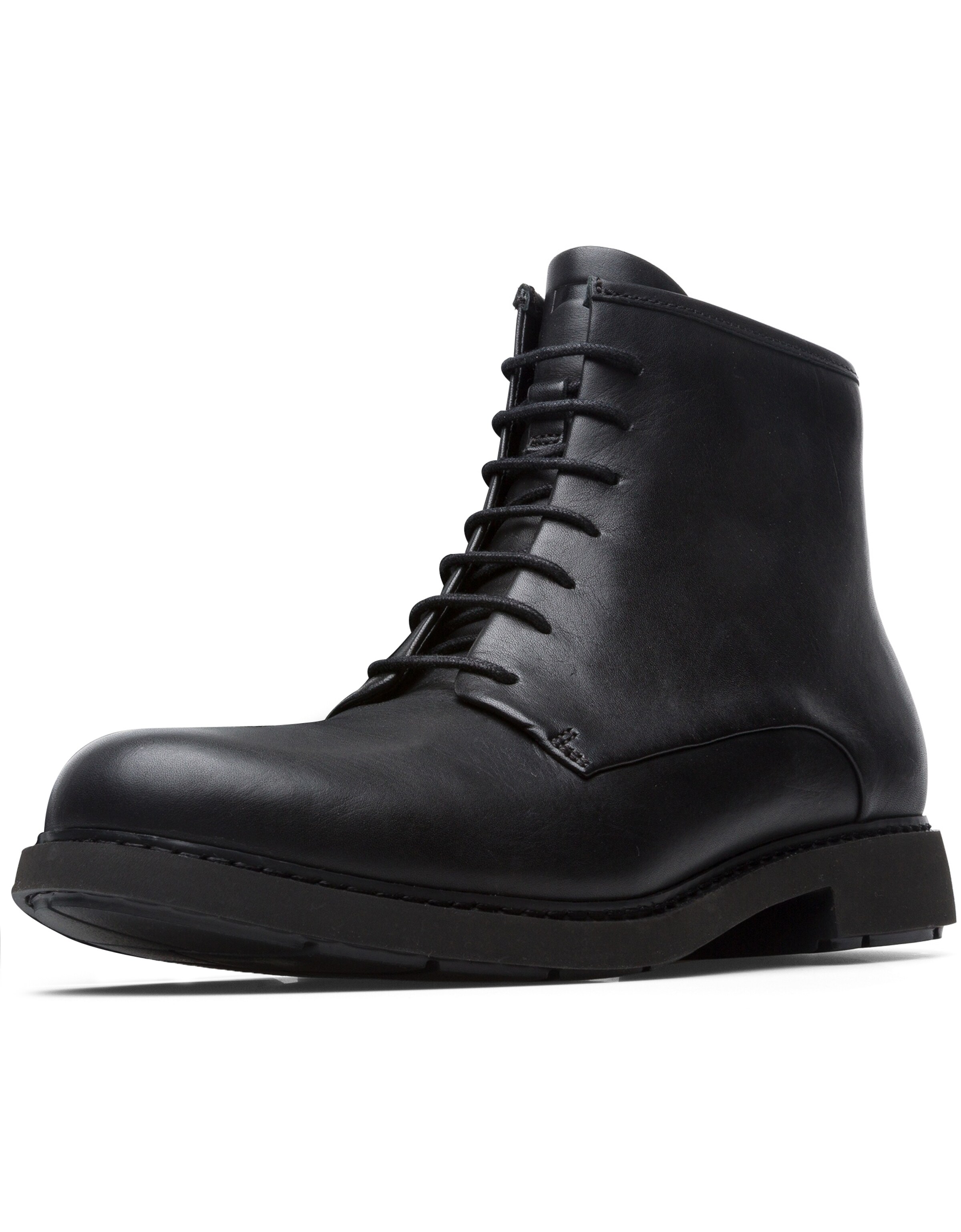 CAMPER Lace-up bootie &#x27;Neuman&#x27; in Black: front