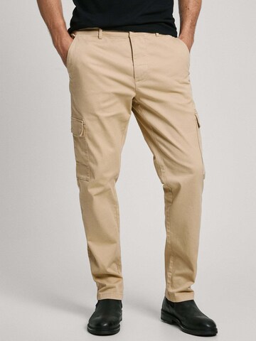 Slimfit Pantaloni cargo di Pepe Jeans in beige: frontale