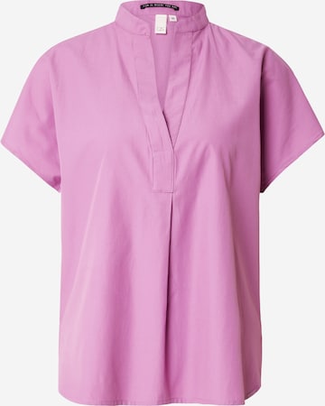 Chemisier QS en violet : devant
