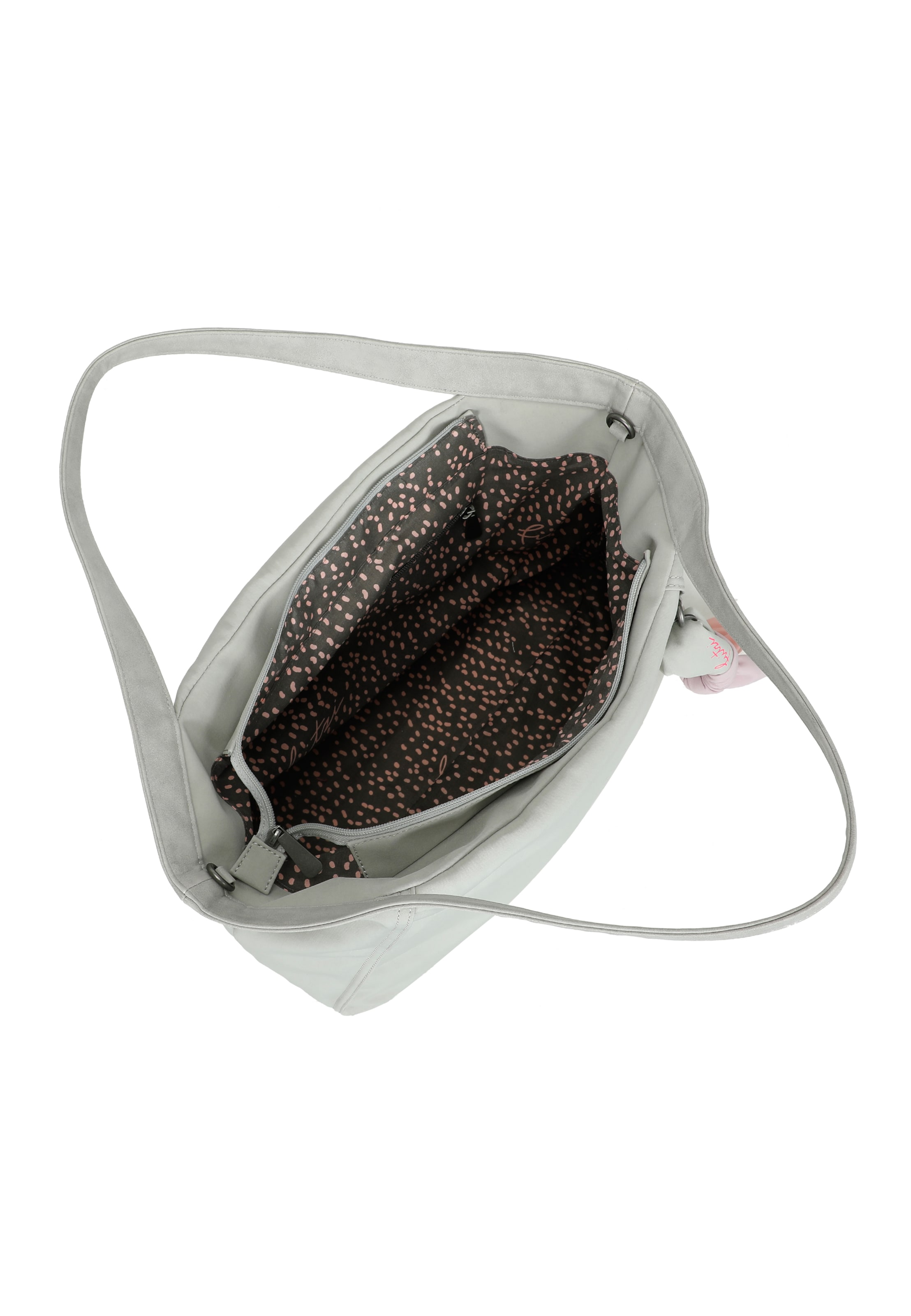 Fritzi aus Preußen Schultertasche 'Slouchy' in Grau