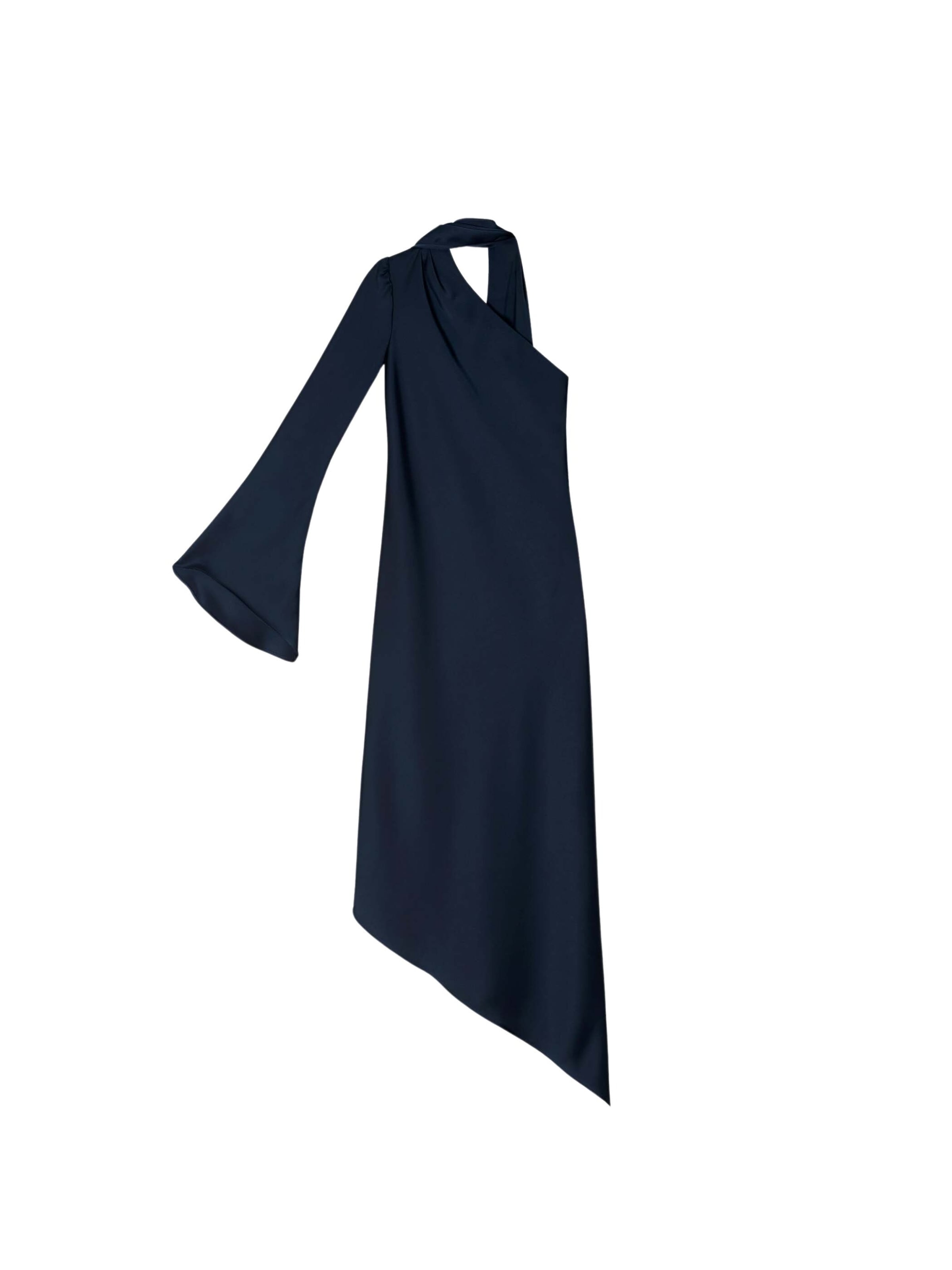 THE-ARE - Vestido de noche en azul: frente