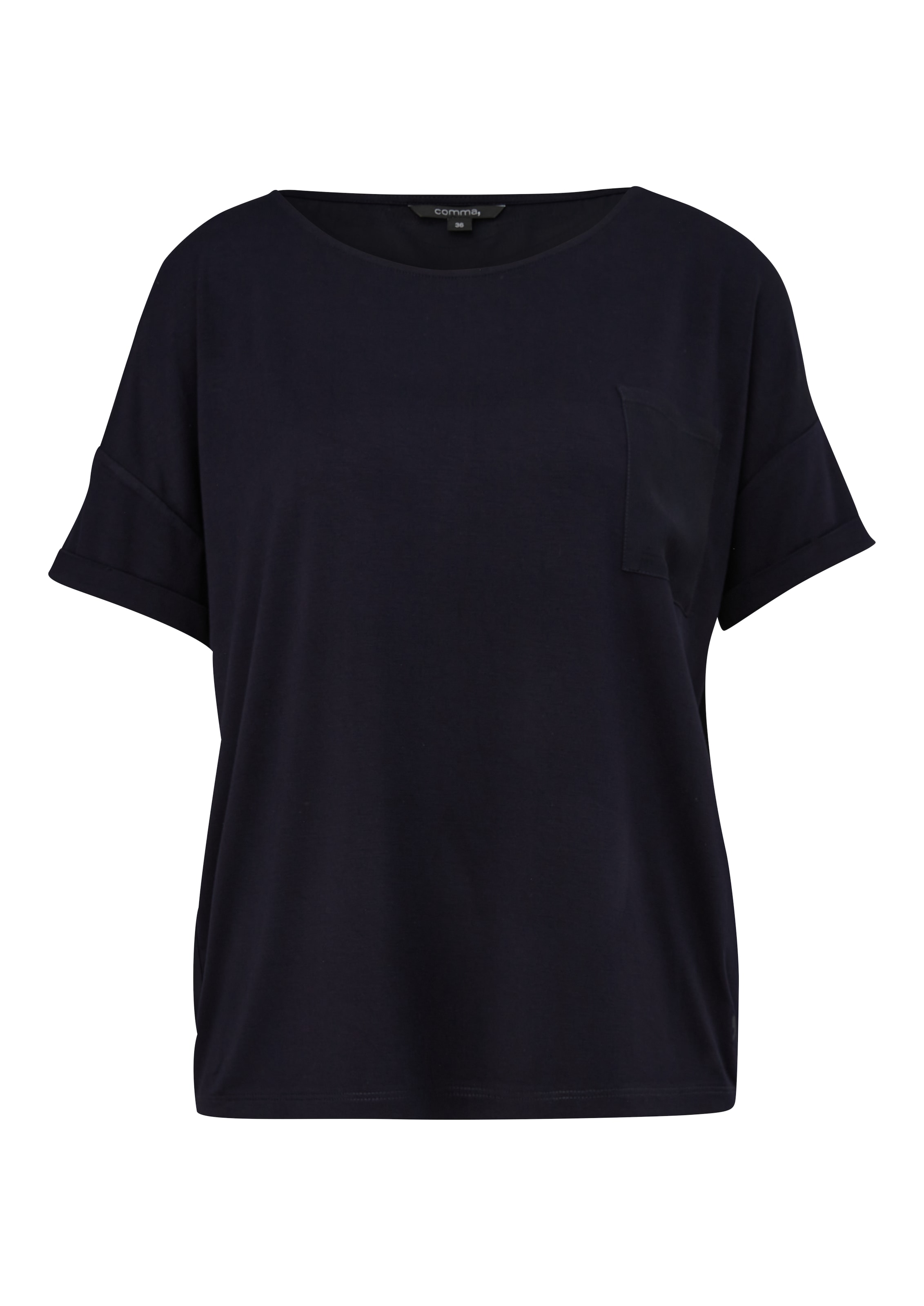 COMMA T-Shirt in Blau: Vorderseite