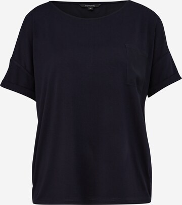 COMMA Shirt in Blauw: voorkant