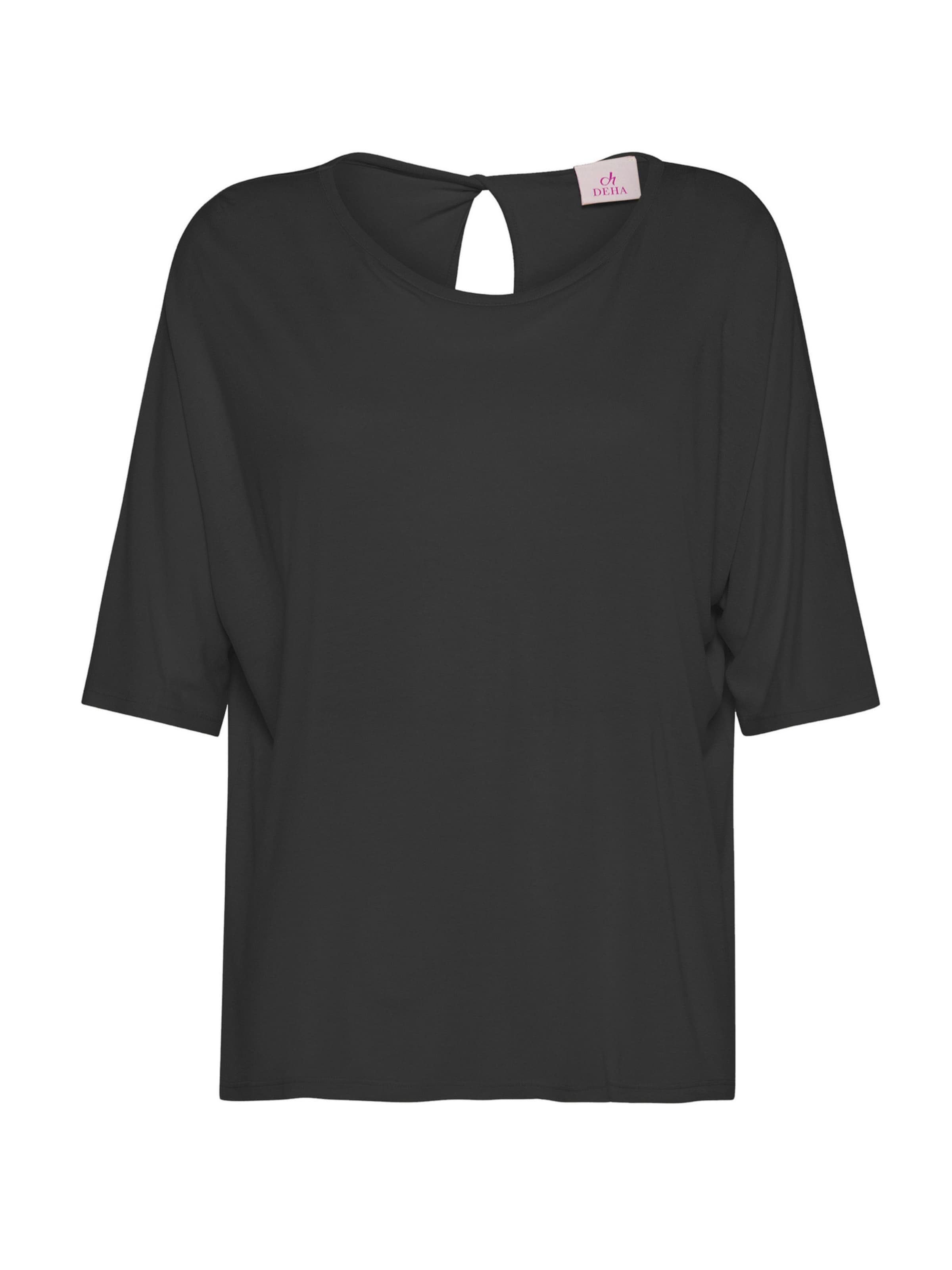 Maglietta di DEHA in nero: frontale