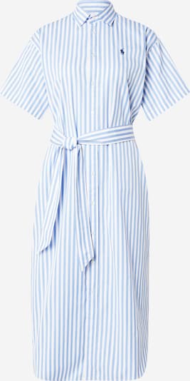 Polo Ralph Lauren Blusenkleid in hellblau / weiß, Produktansicht