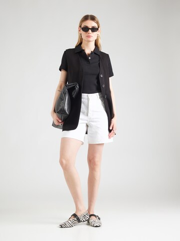 balts TOPSHOP Standarta Džinsi