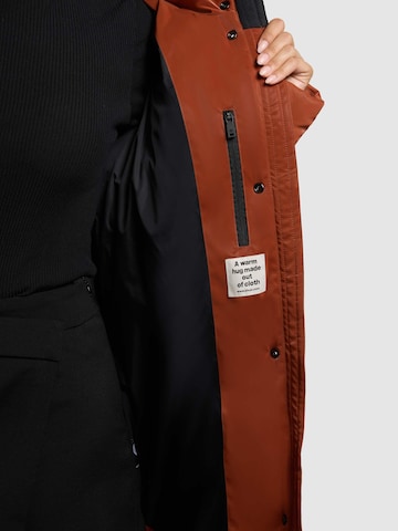 khujo Winter coat 'Pulset Shiny' in Brown